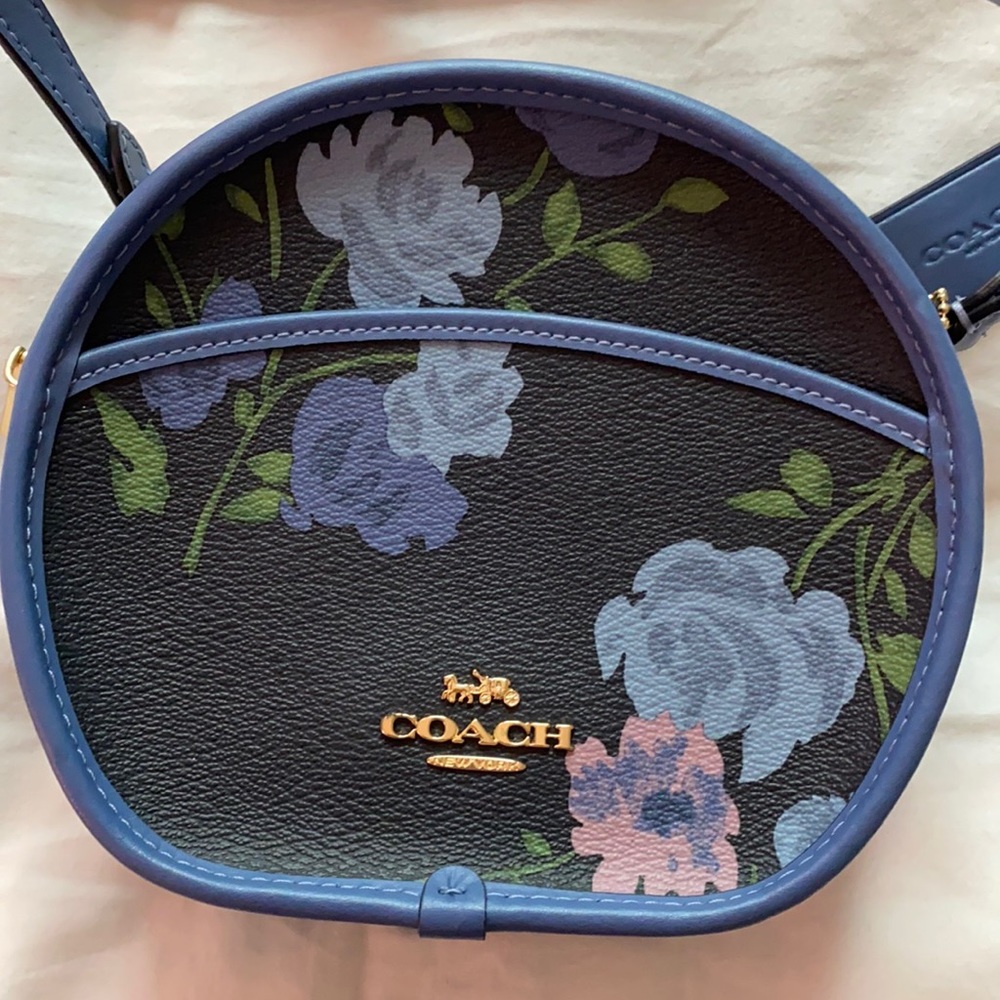 Couch Canteen Bag - Authentic Limited Edition Blue Floral Crossbody